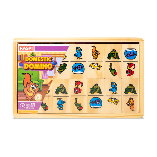 Kaspi Domestic Domino x28 wooden tray