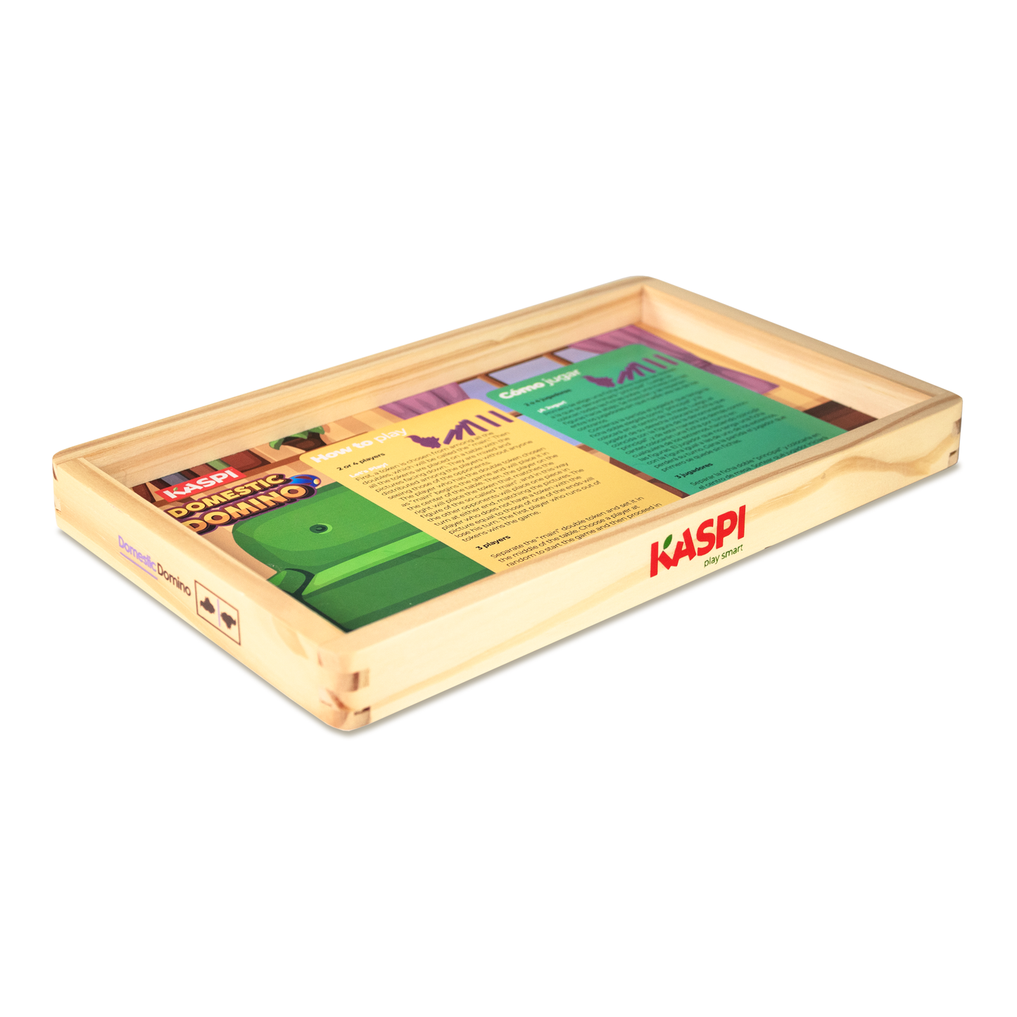 Kaspi Domestic Domino x28 wooden tray