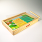 Kaspi Forest Domino x28 wooden box w/acrylic lid