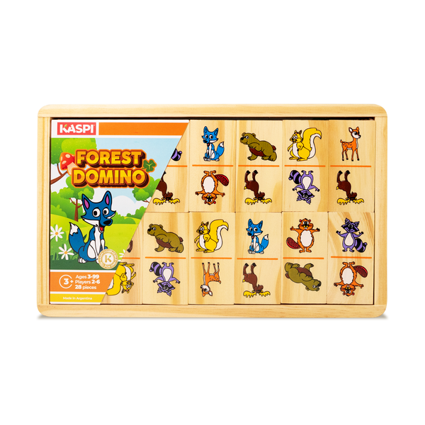 Kaspi Forest Domino x28 wooden tray