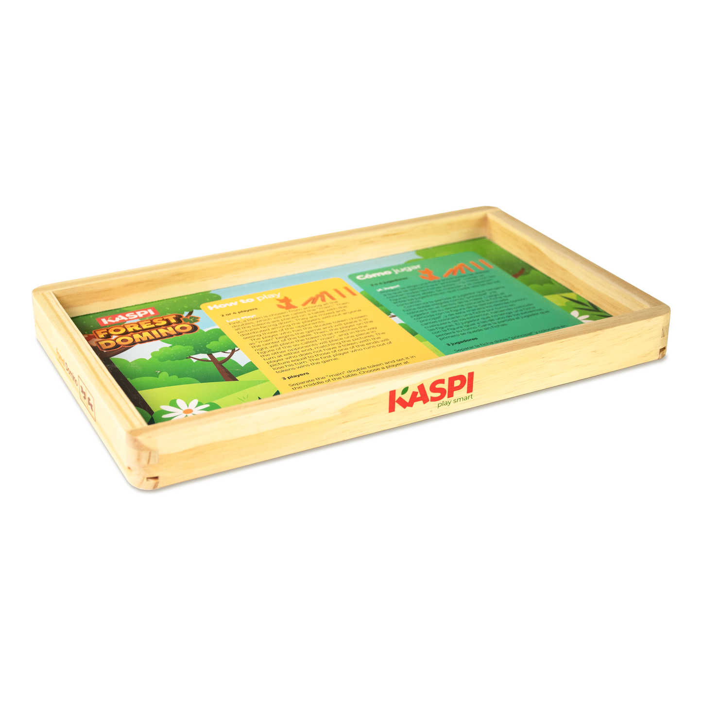 Kaspi Forest Domino x28 wooden tray