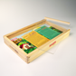 Kaspi Farm Domino x28 wooden box w/acrylic lid