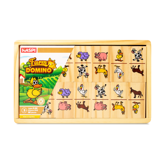 Kaspi Farm Domino x28 wooden tray