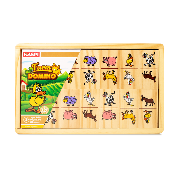 Kaspi Farm Domino x28 wooden tray