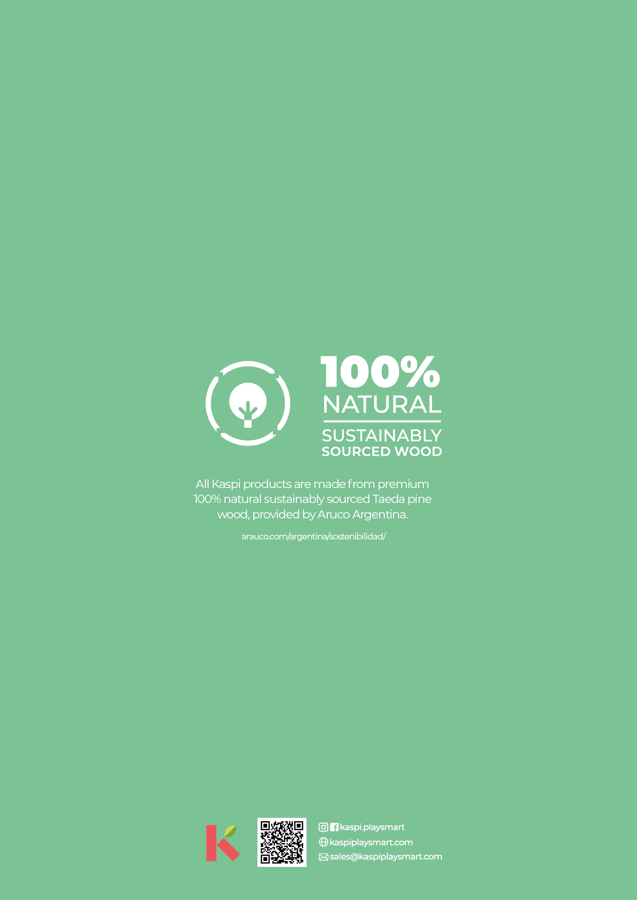 Hoja del catálogo Kaspi