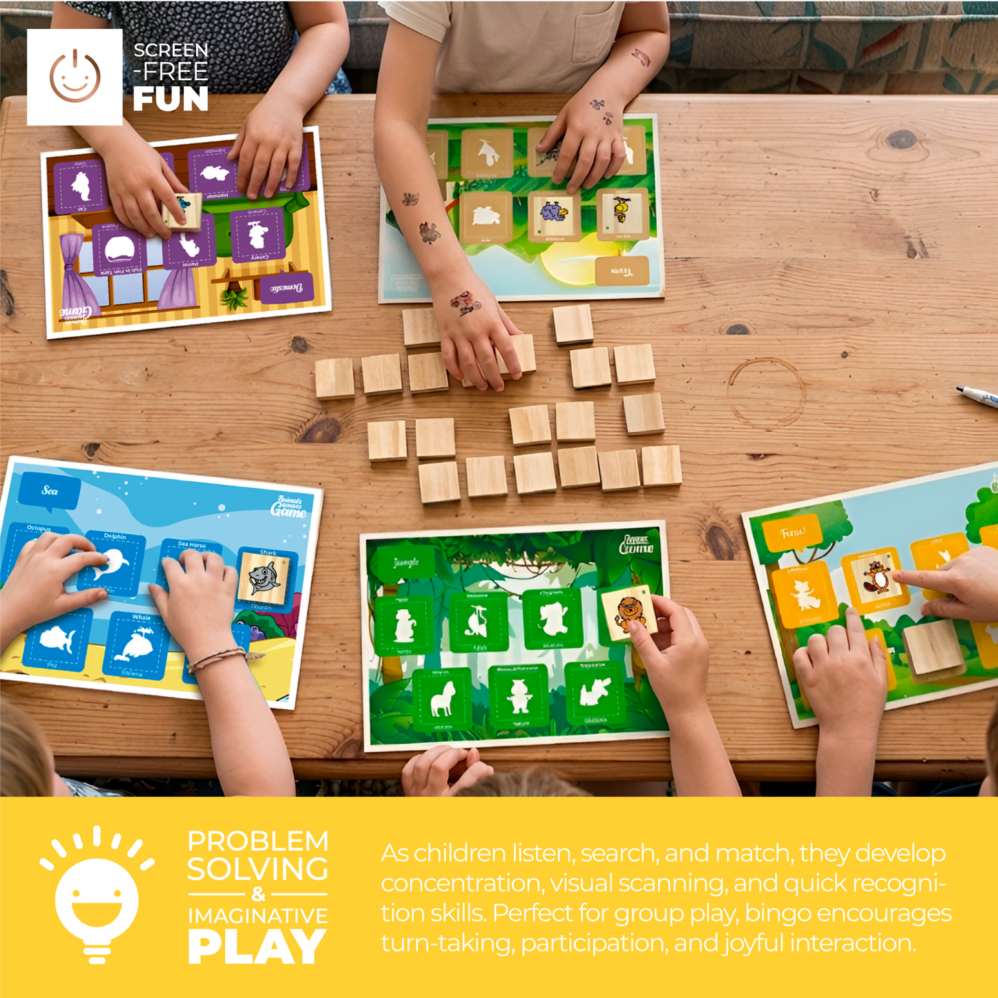Kaspi Animals Bingo Game x35, Ecobox