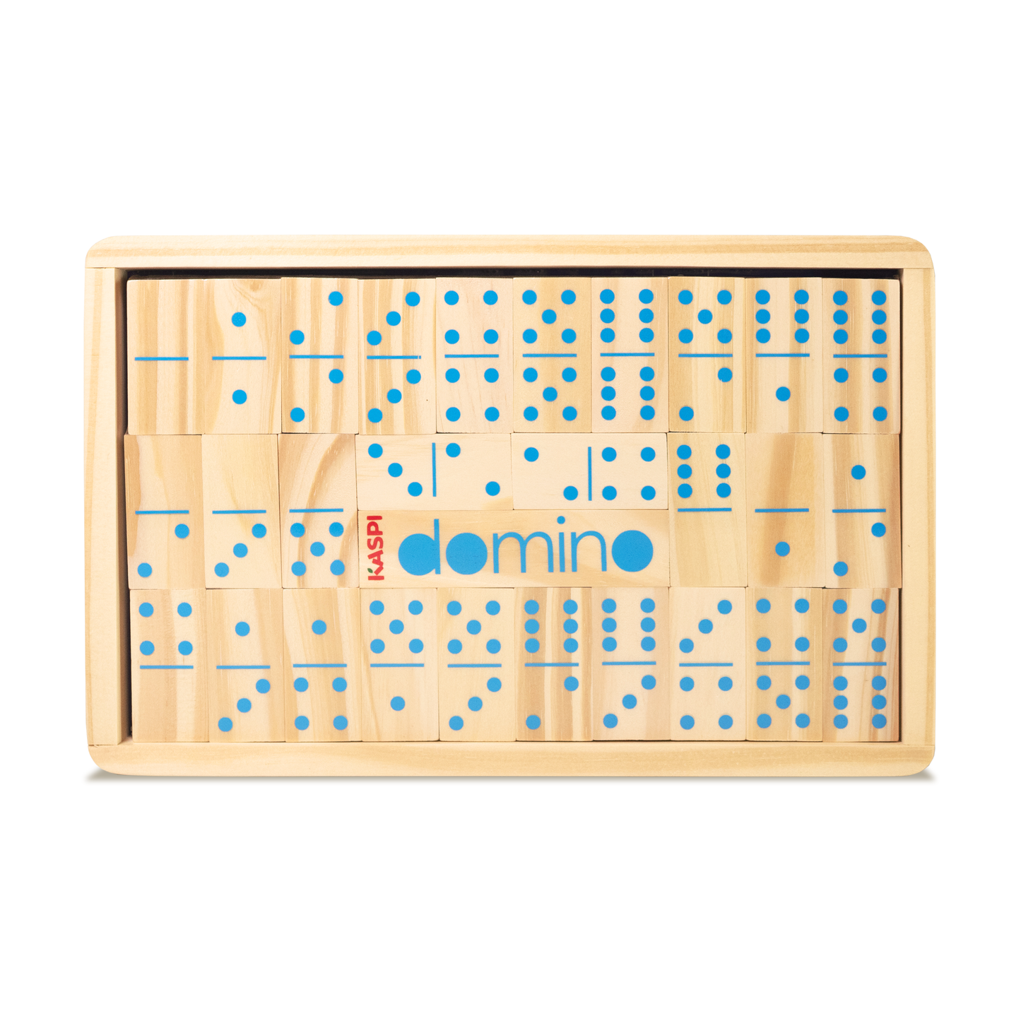 Kaspi Domino x28 wooden tray