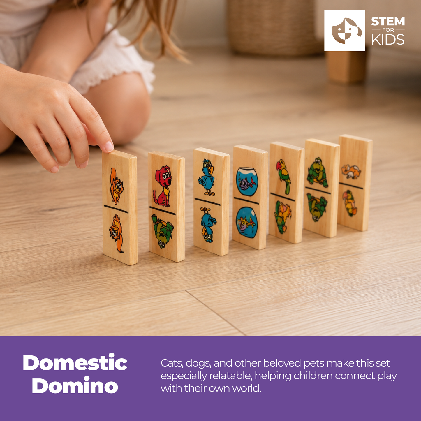 Kaspi Domestic Domino x28 wooden tray