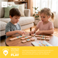 Playing With Letters 36mm Montessori inspired, (Print) x72 Wooden tray