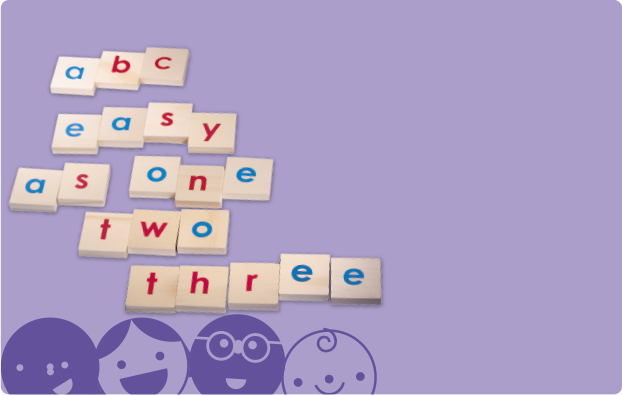 Letters and
numbers