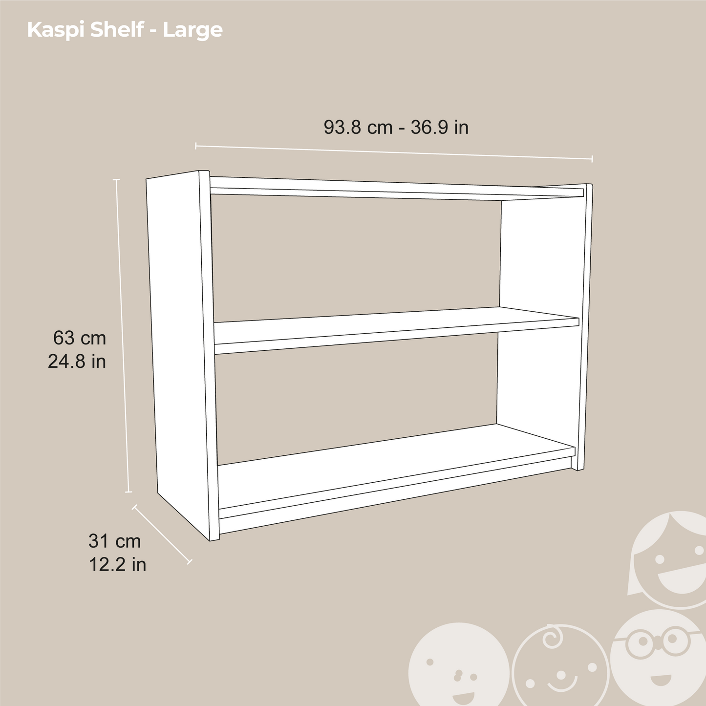 Kaspi Shelf – Large