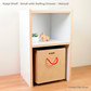 Kaspi Shelf – Small with Rolling Drawer – Natural