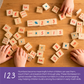 Playing With Numbers 24mm Montessori inspired, (Cursive) x72 plastic jar